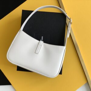 Alternative view of Saint Laurent LE 5 À 7 Hobo Bag White Material For Women 9in/23cm YSL 6572282R20W9207