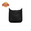 Hermes Evelyne III 29 Bag Black With Silver-Toned Hardware For Women, Women's Shoulder And Crossbody Bags 11.4in/29cm H056277CK89 - Image 2
