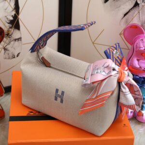 Hermes Bride A Brac Case Grey Bag For Women, Women's Handbags, Shoulder Bags 9.8in/25cm
