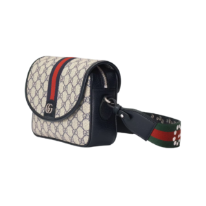 Alternative view of Gucci Ophidia GG Small Shoulder Bag Dark Blue/Beige For Women, Women's Bags 9.1in/23cm GG