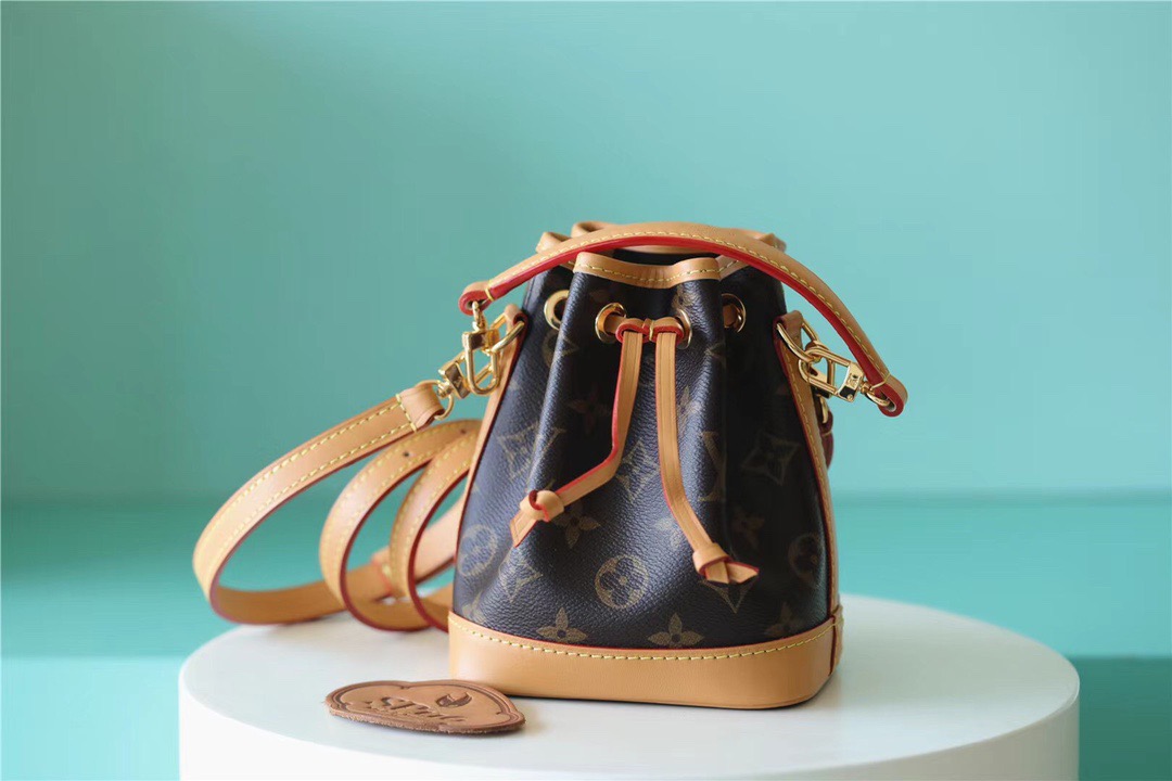 Louis Vuitton Nano Noe Monogram Canvas For Women, Women's Handbags, Shoulder And Crossbody Bags 16cm/6.3in LV M81266