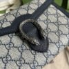 Gucci Dionysus Chain Wallet Shoulder Bag 8in/ 20cm Beige/ Blue GG Supreme Canvas Palladium Hardware For Women 401231 K9GSN 4075 - Image 11