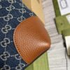 Gucci Ophidia GG Medium Tote Dark Blue And Ivory Eco Washed Organic GG Jacquard Denim For Women 15in/38cm GG 631685 2KQGG 8375 - Image 4