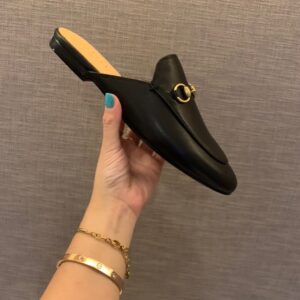 Alternative view of Gucci Princetown Slipper Black For Women GG ‎423513 BLM00 1000