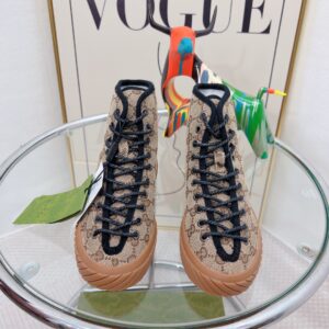 Alternative view of Gucci Women's High-Top Maxi GG Sneaker Beige For Women GG