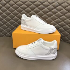 Louis Vuitton Rivoli Sneaker Monogram Metallic Canvas White For Men LV