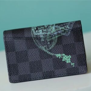 Alternative view of Louis Vuitton Pocket Organiser Damier Graphite Canvas For Men, Men's Wallet 4.3in/11cm LV N64602