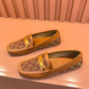 Gucci Men's Loafer With Interlocking GG Horsebit In Brown For Men 655519 1XO20 2872