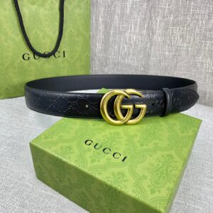 Alternative view of Gucci Signature Belt Black For Women, Women Belt