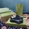 Gucci Men's Rhyton Sneakers With Gucci Band Black For Men 599145 DRW00 1000