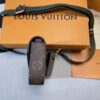 Louis Vuitton Pochette Felicie Strap & Go Wallet Shoulder Bag 6.7in/ 17cm Khaki Green Monogram Canvas Gold Hardware For Women M80091 - Image 5