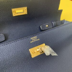 Alternative view of Hermes Kelly Wallet To Go Woc Epsom Blue For Women, Women's Wallet 8.3in/21cm