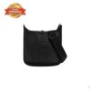 Hermes Evelyne III 29 Bag Black With Silver-Toned Hardware For Women, Women's Shoulder And Crossbody Bags 11.4in/29cm H056277CK89