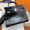 Hermes Kelly 25 Black Bag For Women, Women's Handbags, Shoulder Bags 10in/25cm - Image 9