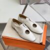 Hermes Epoca Oxford Shoe White For Women, Women's Shoes H221024Z 90360 - Image 8