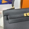 Hermes Kelly 25 Retourne Togo Black Bag For Women, Women's Handbags, Shoulder Bags 10in/25cm - Image 8
