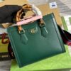 Gucci Diana Medium Tote Bag Green For Women, Women's Bags 11in/27cm GG - Image 6