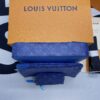 Louis Vuitton Trio Messenger Monogram Canvas And Taiga Cobalt Blue For Men, Men's Bags, Shoulder And Crossbody Bags 9.8in/ 25cm LV M30848 - Image 9