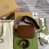 Gucci Horsebit 1955 GG Mini Bag Brown For Women, Women's Bags 8in/21cm GG - Image 8