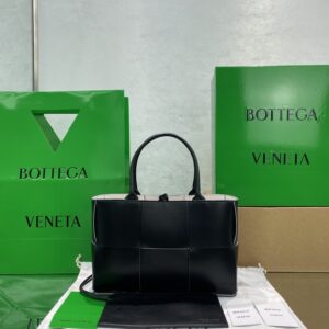 Bottega Veneta Small Arco Tote Bag Black, For Women, Women's Bags 14.2in/36cm