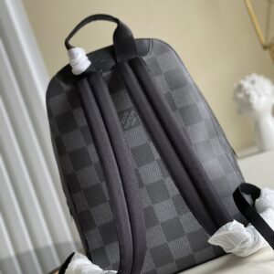 Alternative view of Louis Vuitton Campus Backpack Damier Graphite 3D Canvas Grey For Men, Men's Bags 39cm LV N50009