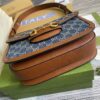 Gucci Horsebit 1955 Shoulder Bag Blue And Ivory For Women, Women's Bags 9.8in/25cm GG - Image 8