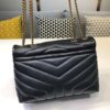 Saint Laurent Loulou Small Chain Bag In Matelassé "Y" Black For Women 9.8in/23cm YSL 494699DV7271000 - Image 2