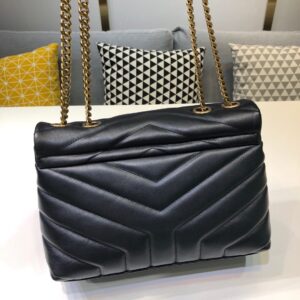 Alternative view of Saint Laurent Loulou Small Chain Bag In Matelassé "Y" Black For Women 9.8in/23cm YSL 494699DV7271000