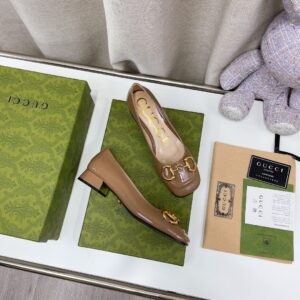 Alternative view of Gucci Mid-Heel Pump With Horsebit Green For Women