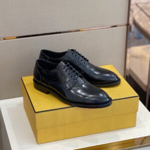 Fendi Force Shiny Black Shoes For Men