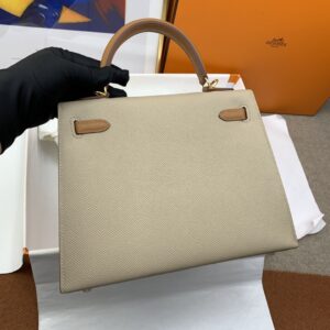 Alternative view of Hermes Kelly 25 Sellier Epsom Etoupe/Brown Bag For Women, Women's Handbags, Shoulder Bags 10in/25cm