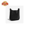 Hermes Evelyne III 29 Bag Black With Silver-Toned Hardware For Women, Women's Shoulder And Crossbody Bags 11.4in/29cm H056277CK89 - Image 3