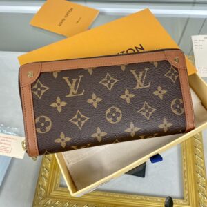Louis Vuitton Zippy Wallet Trunk Monogram Canvas For Men, Men's Wallet 7.7in/19.5cm LV