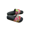 Gucci Blooms Supreme Floral Slide Sandal Black For Women 408508 KU200 8919