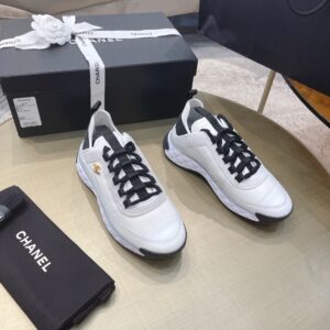 Chanel Sneakers Beige For Women, Women's Shoes 0.4in/1cm G35617