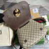 Gucci Blondie Medium Shoulder Bag 11.4in/ 29cm Beige/ Ebony GG Supreme Canvas Gold Hardware For Women ‎699210 96IWG 8745 - Image 9