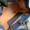 Gucci Marmont Small Matelasse Tote Bag 10.4in/ 26.5cm Blue Palladium Hardware For Women 675796 UM8BF 4340 - Image 10
