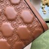 Gucci GG Matelassé Small Bag Brown For Women, Women's Bags 10.2in/26cm GG 702200 UM8HG 2595 - Image 4