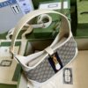 Gucci Jackie 1961 Small Shoulder Bag Beige And Ebony GG Supreme Canvas For Women 11in/28cm 636706 HUHHG 9794 - Image 6