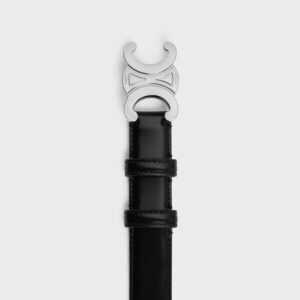 Alternative view of Celine Medium Triomphe Belt Black For Women- 45AK93A01.38SI