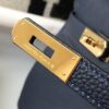 Hermes Kelly 32 Taurillon Clemence Blue Nuit Bag For Women, Women’s Handbags, Shoulder Bags 12.5in/32cm - Image 5