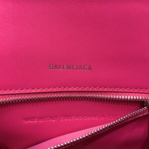 Alternative view of Balenciaga Hourglass Small Handbag In Dark Pink, For Women, Women's Bags 9in/23cm