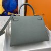 Hermes Kelly 28 Sellier Epsom Grey Bag For Women, Women's Handbags, Shoulder Bags 11in/28cm - Image 7