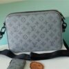 Louis Vuitton Duo Messenger Monogram Shadow Anthracite Gray For Men, Men's Bags, Shoulder And Crossbody Bags 10.2in/26cm LV M46104 - Image 11