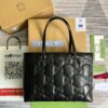 Gucci GG Medium Tote Black For Women, Women's Bags 15in/38cm GG 631685 UM8IG 1000 - Image 5