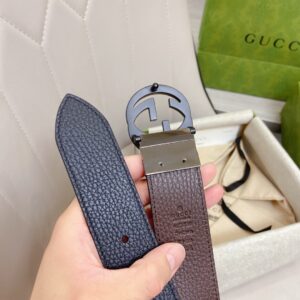 Alternative view of Gucci GG Marmont Reversible Belt Black, Women Belt