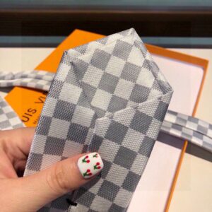 Alternative view of Louis Vuitton Damier Classic Tie Grey LV Men Tie M71214