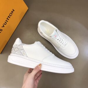 Alternative view of Louis Vuitton Rivoli Sneaker Monogram Metallic Canvas White For Men LV