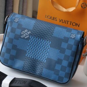 Alternative view of Louis Vuitton Studio Messenger Damier Graphite Blue For Men, Men's Bags, Shoulder And Crossbody Bags 9.3in/25.3cm LV N50026