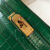 Hermes Mini Kelly 19 Green Crocodile Bag For Women, Women's Handbags, Shoulder Bags 7.5in/19cm - Image 6